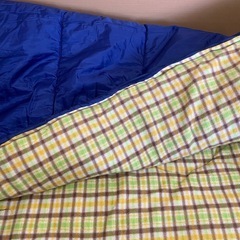 CAPTAIN STAG ネイビー寝袋 の画像