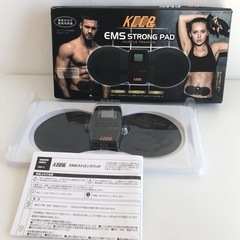 【中古品】キープス EMS ストロング パット 腹筋マシン ベル...