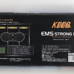 【中古品】キープス EMS ストロング パット 腹筋マシン ベルト MEF-4 フィットネス 美容家電の画像
