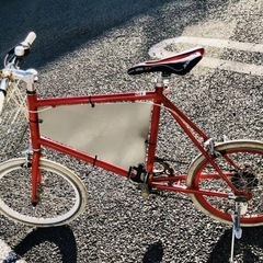 特注ステン看板付★カスタム★ミニベロ自転車♠︎ビンテージ♠︎68000円から値下げの画像