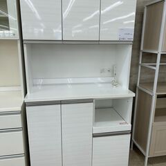 ☆ジモティ割あり☆ キッチンラック ホワイト W60.5×D45×H170 クリーニング済み TC7147 (リユースのサカイ栃木)  栃木の収納家具《食器棚、キッチン収納》の中古あげます・譲ります｜ジモティーで不用品の処分