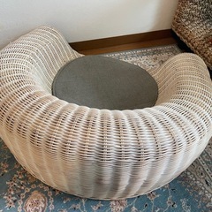 ラタン 座椅子 桜屋工業の画像
