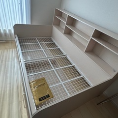 【お取引予定あり】※2台あります【ニトリ】【ベッドフレーム】【シングル】の画像