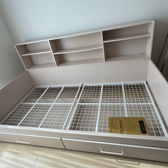 【お取引予定あり】※2台あります【ニトリ】【ベッドフレーム】【シングル】の画像