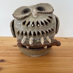フクロウの置物(インテリア)の画像