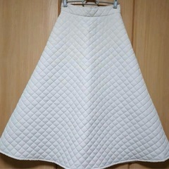 キルティングロングスカート