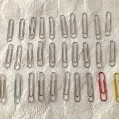ゼムクリップ &カラークリップ 30本:長さ約5㎝:ゼムクリップ...