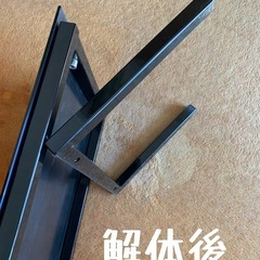 【美品】高級感　ローテーブル ガラス　黒の画像