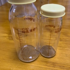 Pigeon ピジョン 母乳実感 ガラス 哺乳瓶 KR-100 KR-200 7本セットの画像