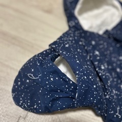 0-8ヶ月に対応 星座柄 ネイビー カバーオール INSULAR BABYの画像