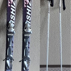ショートスキー　ストックセット　　