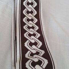 祭り用帯　法被用帯　美品　マロン色