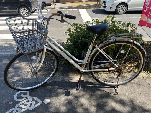 リサイクルショップどりーむ鹿大前店】No.2 自転車 ママチャリ カゴなし 処分
