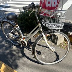 リサイクルショップどりーむ鹿大前店】No.2 自転車 ママチャリ カゴなし 処分