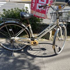 リサイクルショップどりーむ鹿大前店】No.2 自転車 ママチャリ カゴなし 処分