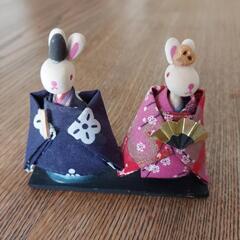 18gの小さくて軽いうさぎおひなさま