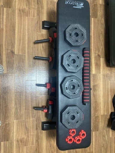 【中古】ダンベル×4本　計40kg　ベンチ