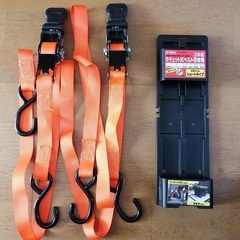 未使用　E-Value ラチェット式ベルト荷締機　2本組　Sフッ...