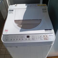 ☆【シャープ】乾燥洗濯機 2018年洗濯5.5kg乾燥3.5kg 穴なし洗濯