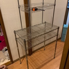 【11日持ち帰り優先】スチールラック　x2個