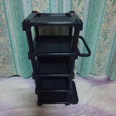 中古 傘立て付きシューズラック(スリムタイプ、5段)の画像