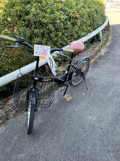 リサイクルショップどりーむ鹿大前店】No.65折りたたみ自転車シティーサイクル20インチ黒色美品6段ギア付きライト無しオシャレ早いもん勝ち ( どりーむ鹿大前店) 工学部前の折りたたみ自転車の中古あげます・譲ります｜ジモティーで不用品の処分