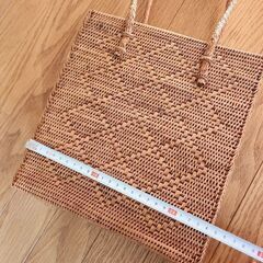 未使用 海外購入 長期保管品 カゴ 鞄の画像