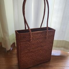 未使用 海外購入 長期保管品 カゴ 鞄