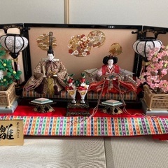 お雛様　親王飾り