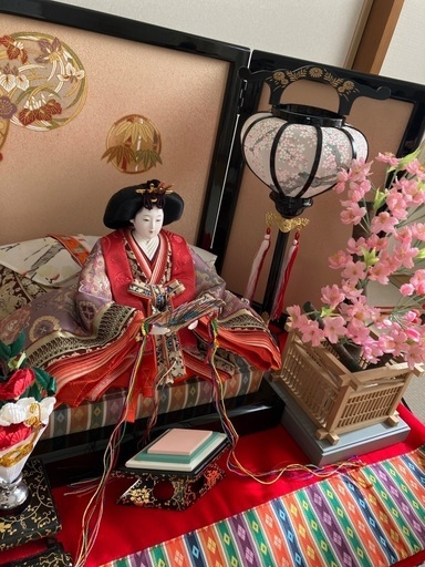 お雛様　親王飾り