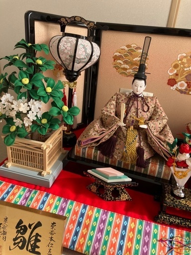 お雛様　親王飾り