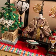 お雛様　親王飾りの画像