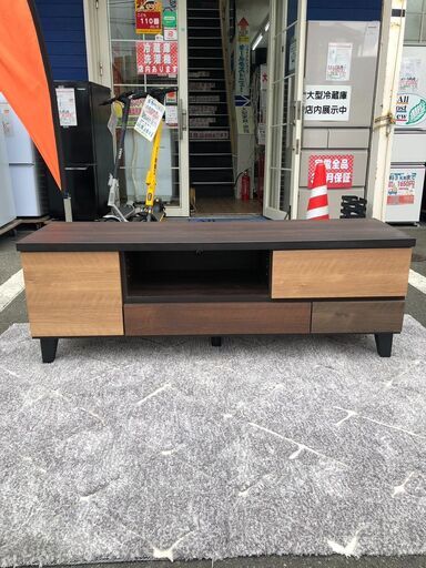 テレビ台 ニトリ ローボードランダム140 ※棚板2枚無し※  自社配送時代引き可※現金、クレジット、スマホ決済対応※【送料に設置込】