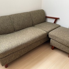 NOCEソファ　オットマン付き