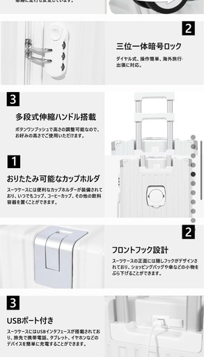 未使用新品‼️キャリーケース 機内持ち込み可