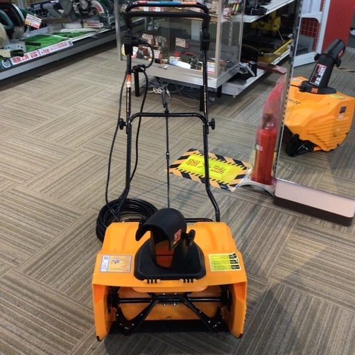 店頭引取限定】【中古】【現状販売】HAIGE ハイガーコード式除雪機 13,200円(税込) (工具館北32条店) 新川のその他の中古 あげます・譲ります｜ジモティーで不用品の処分