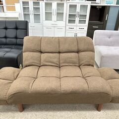 ☆ジモティ割あり☆ ニトリ 2人掛けソファ ブラウン H58×D63～88×W119～163 クリーニング済み TJ10864  (リユースのサカイ高崎) 北高崎のソファ《2人掛けソファ》の中古あげます・譲ります｜ジモティーで不用品の処分