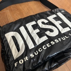 DIESEL ディーゼル ショルダーバッグ フラップバッグ ブラックの画像