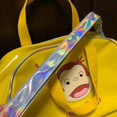 おさるのジョージ　エナメルバッグの画像