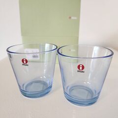 iittala　ペアグラス（アクア）の画像
