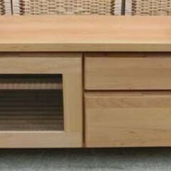 hotta woody ローボード 幅106 ナチュラル 木製 堀田木工所 アルダー