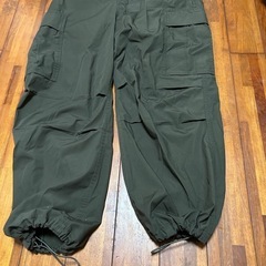 【値下げ】GUワイドパンツ 2着セット 美品の画像