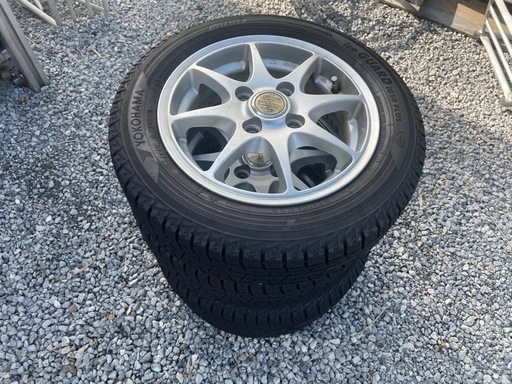 値下げ！スタッドレス155/65R13 アルミホイール4本セット　軽自動車用