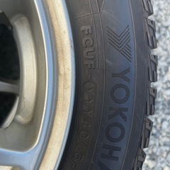 値下げ！スタッドレス155/65R13 アルミホイール4本セット　軽自動車用の画像
