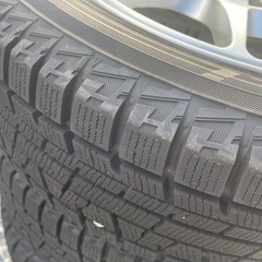 値下げ！スタッドレス155/65R13 アルミホイール4本セット　軽自動車用の画像