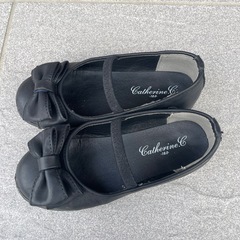 女の子　冠婚葬祭　入学式　靴　ローファー　19cmの画像