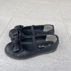 女の子　冠婚葬祭　入学式　靴　ローファー　19cmの画像