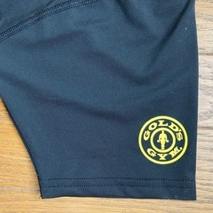 新品 ゴールドジム　しまむらコラボTシャツ色ブラック
　サイズLの画像