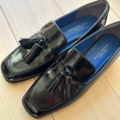green label グリーンレーベル　ローファー　黒　タッセル付き