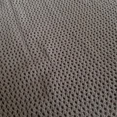 ベージュ メッシュ タイトスカートの画像